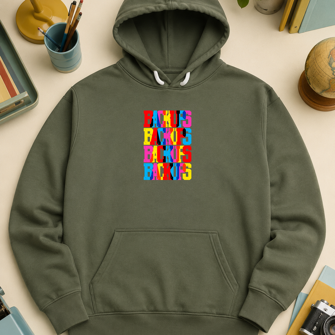 Backups | Unisex Sponge Fleece Pullover Hoodie