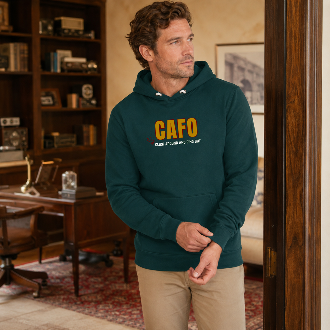 CAFO (Click Around &amp; Find Out | Unisex Sponge Fleece Pullover Hoodie