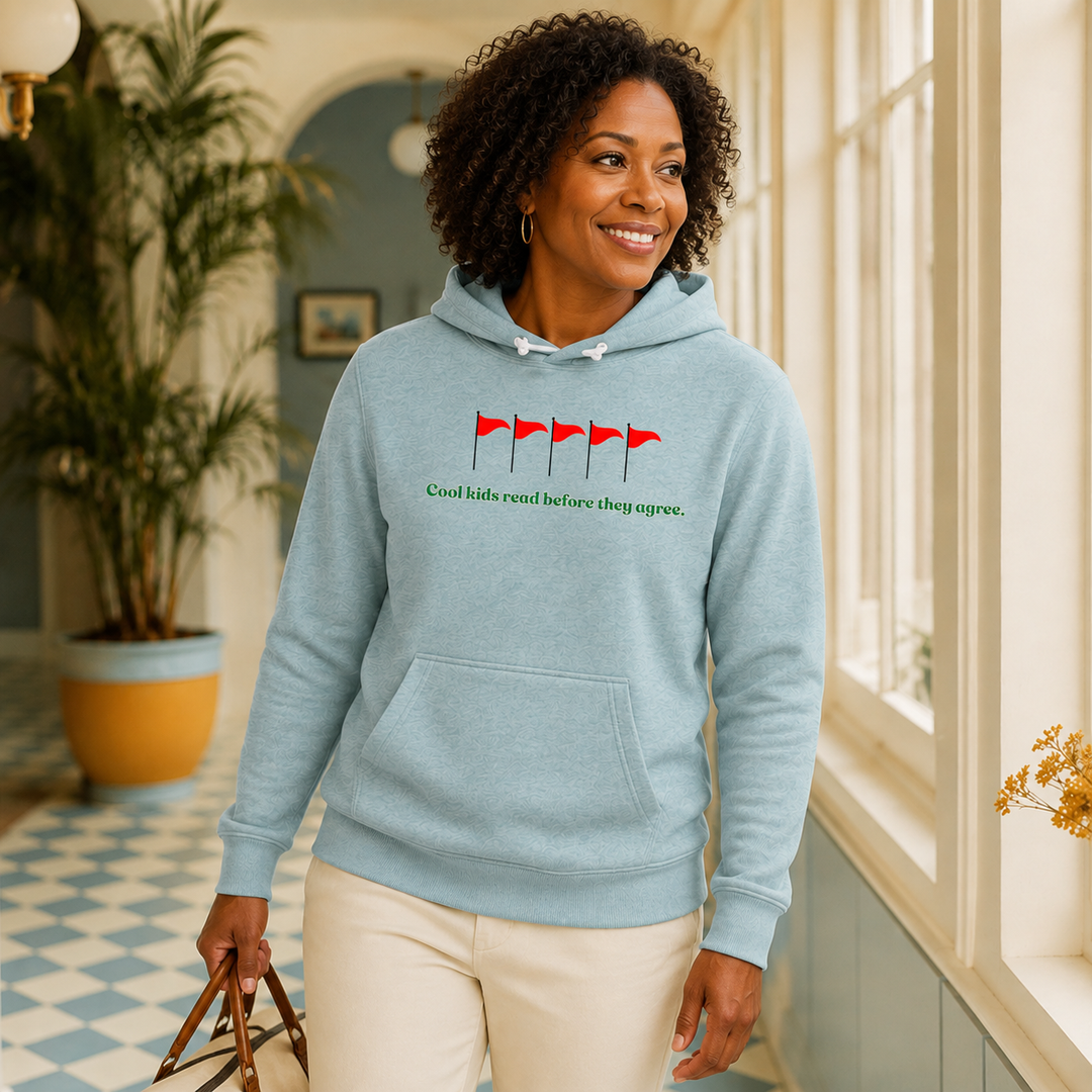 Cool Kids Read Before They Agree | Unisex Sponge Fleece Pullover Hoodie