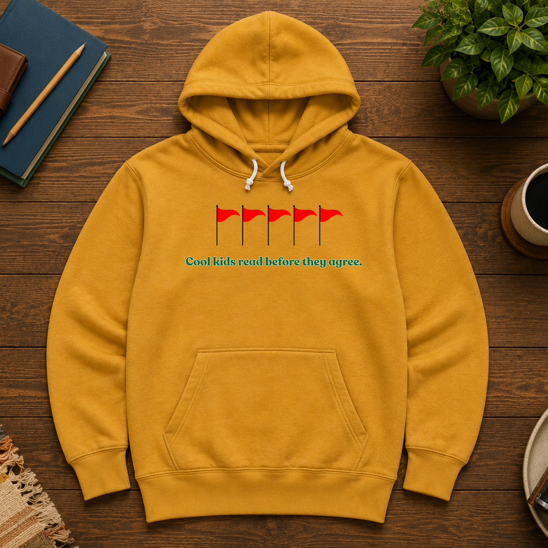 Cool Kids Read Before They Agree | Unisex Sponge Fleece Pullover Hoodie