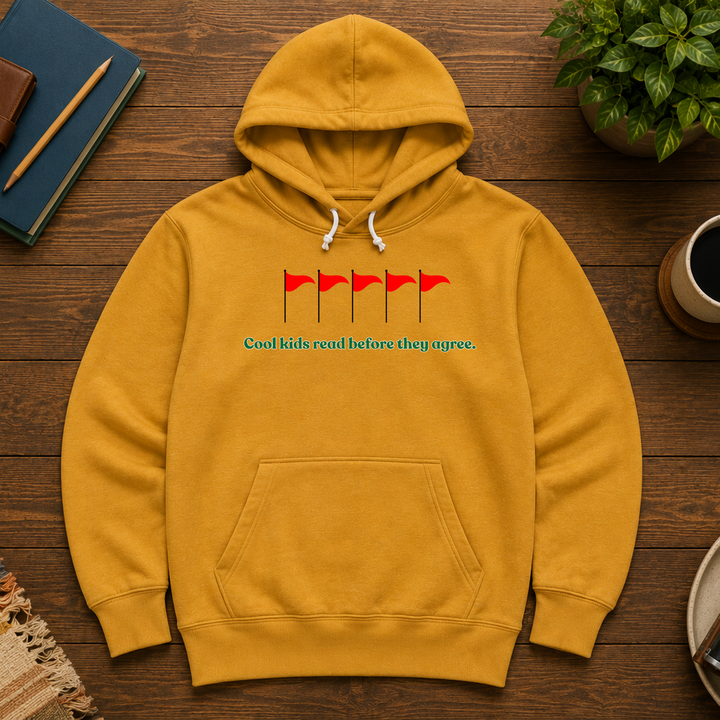 Cool Kids Read Before They Agree | Unisex Sponge Fleece Pullover Hoodie
